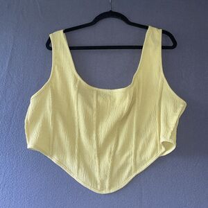 Rebdolls Wasabi Green Crop Top Corset Womens 3x